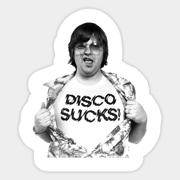 Steve Dahl: Disco Sucks Sticker by sinewave_labs